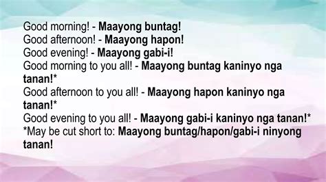 matag tiki in english|English to Binisaya .